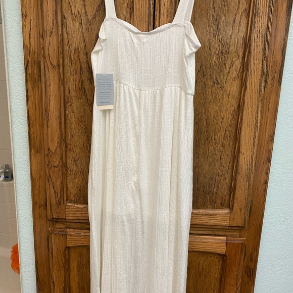 Brand New CHANCE cream midi Spring Dress Med - Picture 4 of 4